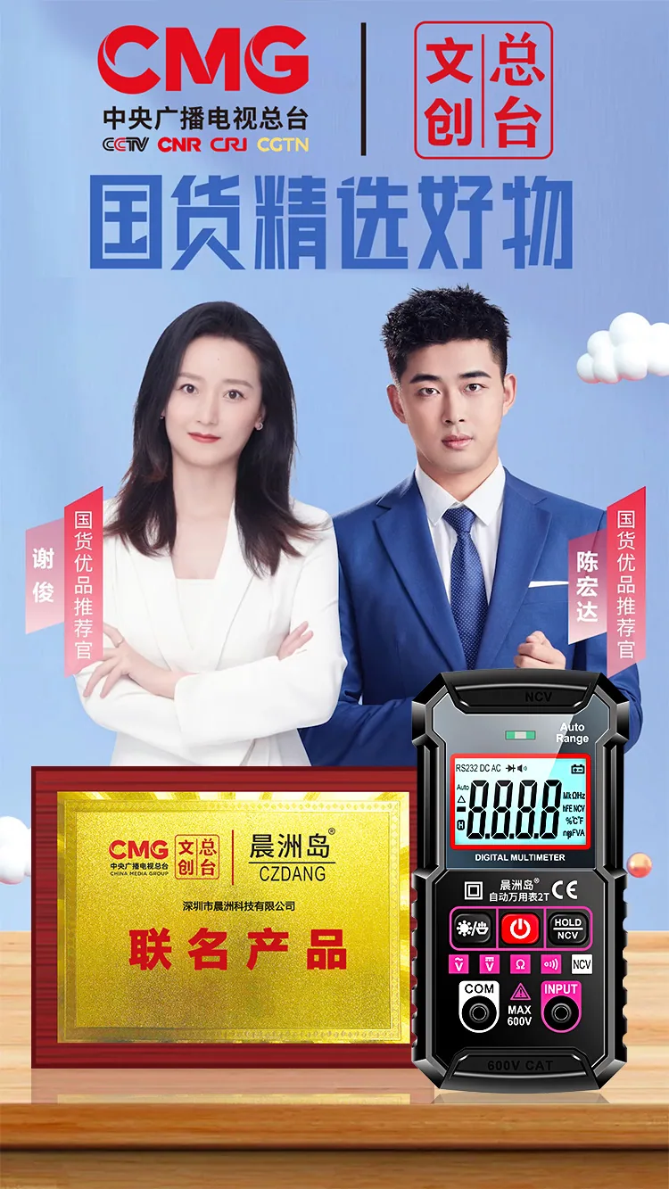 Cross-border special supply voltmeter, electrician's special high-precision multi-function multimeter, portable intelligent digi 16