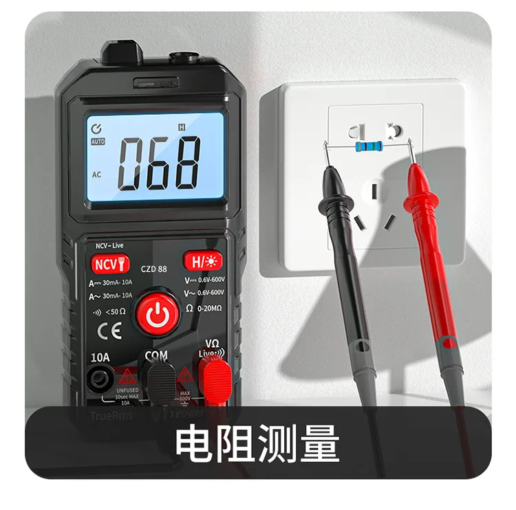 Grenzüberschreitendes Direktversorgungs-Amperemeter, intelligentes Mini-Multifunktionsmultimeter, hochpräzises digitales Messgerät für Elektriker 14