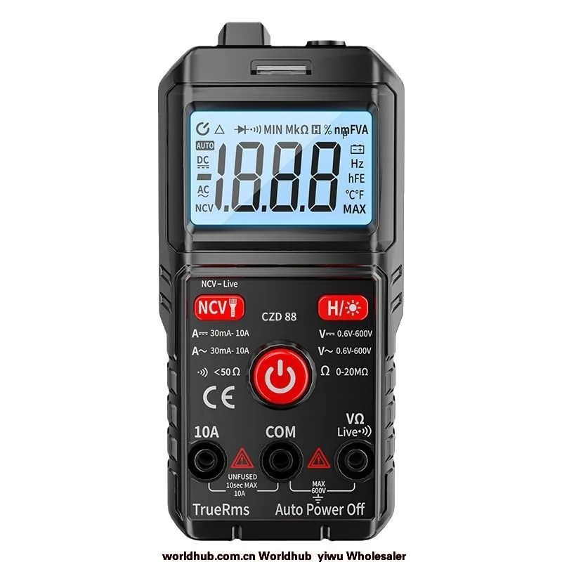 Grenzüberschreitendes Direktversorgungs-Amperemeter, intelligentes Mini-Multifunktionsmultimeter, hochpräzises digitales Mess