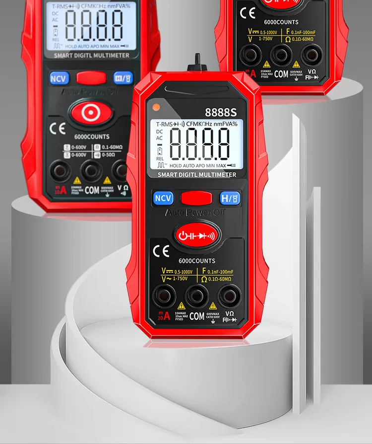 Chenzhou Island Charging Voice Multimeter Mini Intelligent Automatic Multimeter Electrician Maintenance Digital Multimeter 8