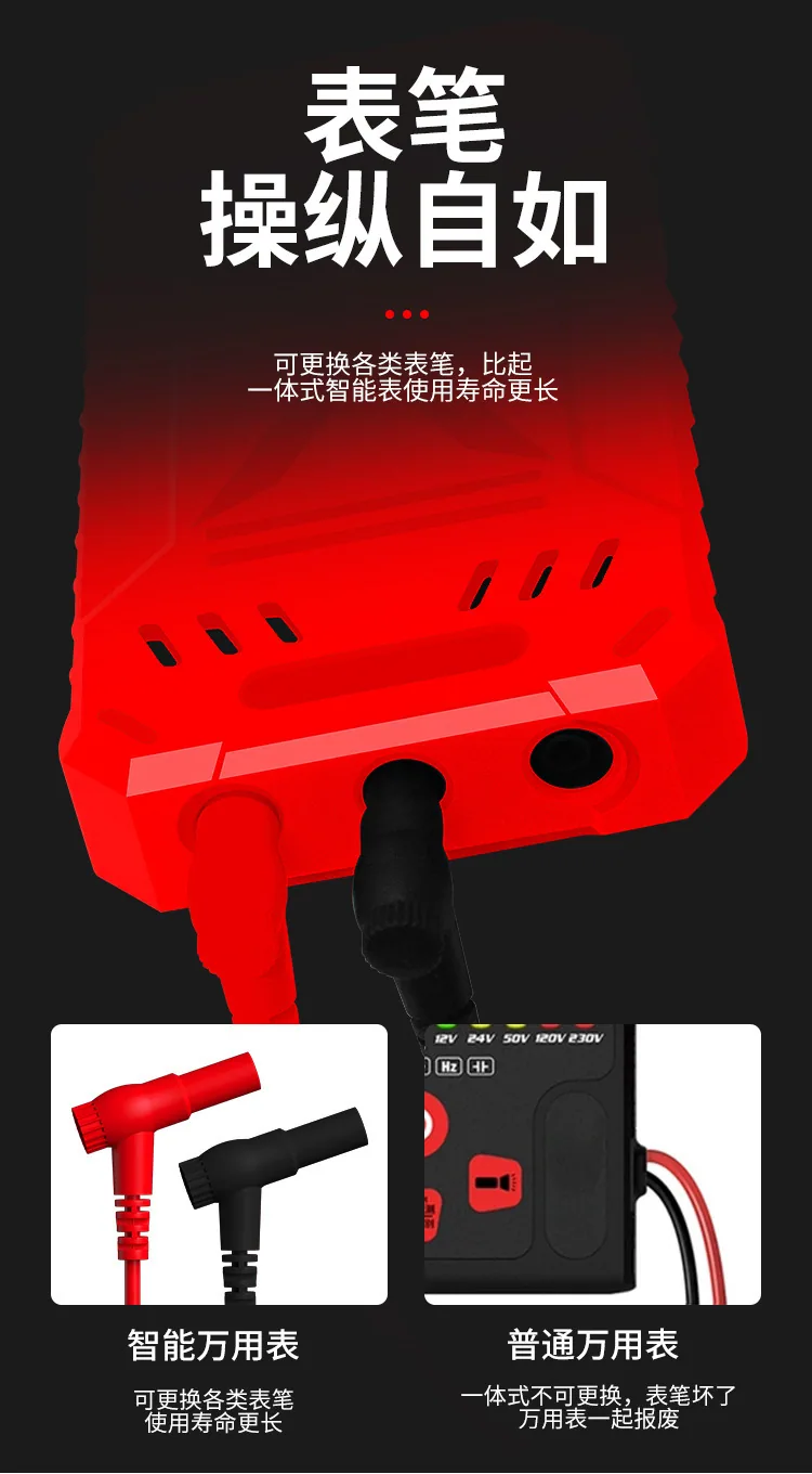 OEM customized current measurement voltage multimeter anti-burning large screen multimeter digital digital display multimeter cr 21