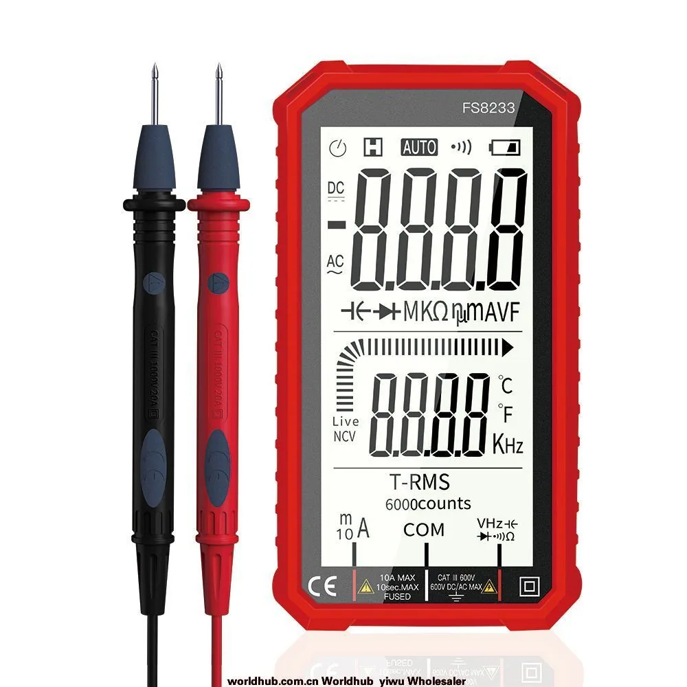 OEM customized current measurement voltage multimeter anti-burning large screen multimeter digital digital display multimeter cr 29
