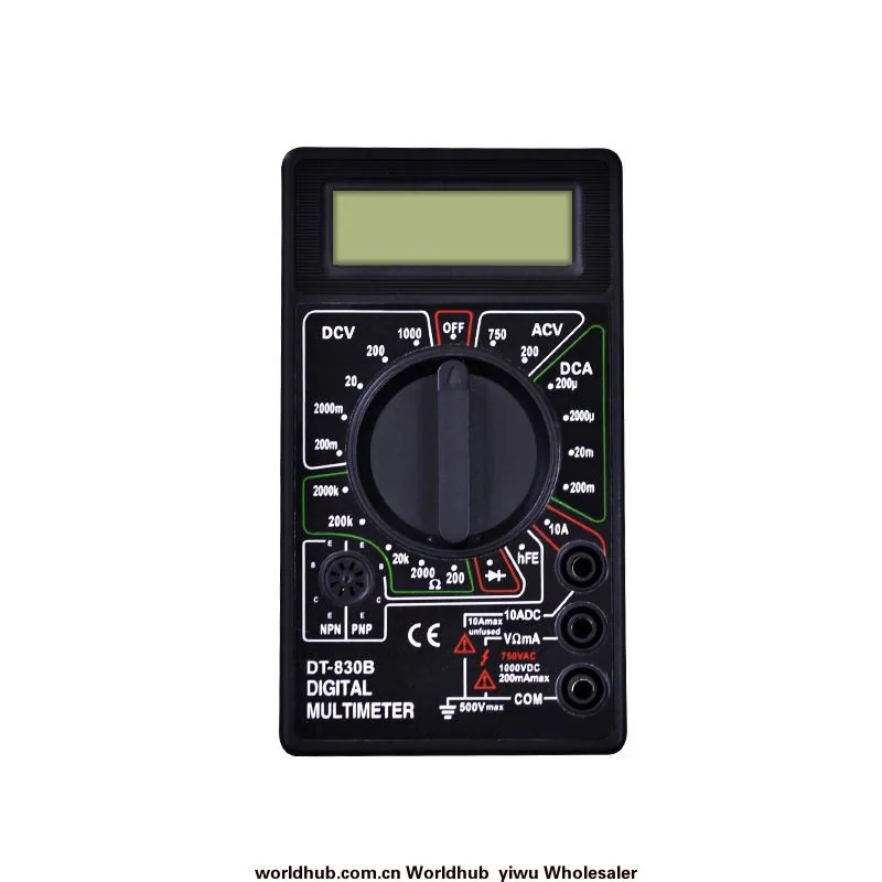 Manufacturer direct supply voltage and current meter 830B multi-function multimeter high-precision digital display intelligent b