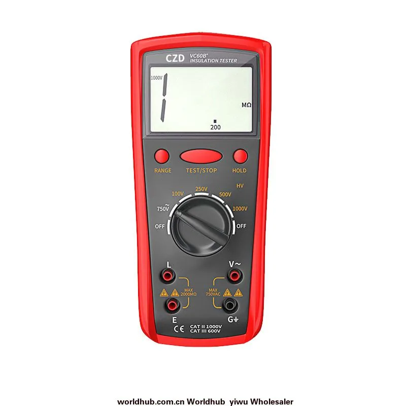Chenzhou Island Insulation Resistance Tester High Precision Digital Megaohm Meter 500V High Voltage Electronic Rocking Meter