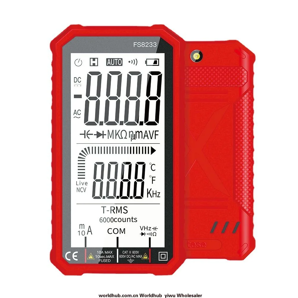 Chenzhou Island Capacitance Current Voltmeter Anti-burn Large Screen Portable Digital Multimeter Full Screen Digital Multimet