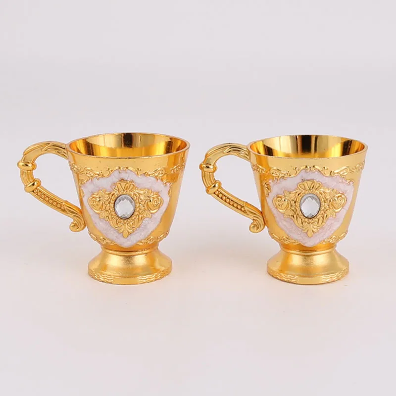 European Russian wine jug, metal wine jug, wine glass, creative alloy wine set exquisite gift home furnishings 2
