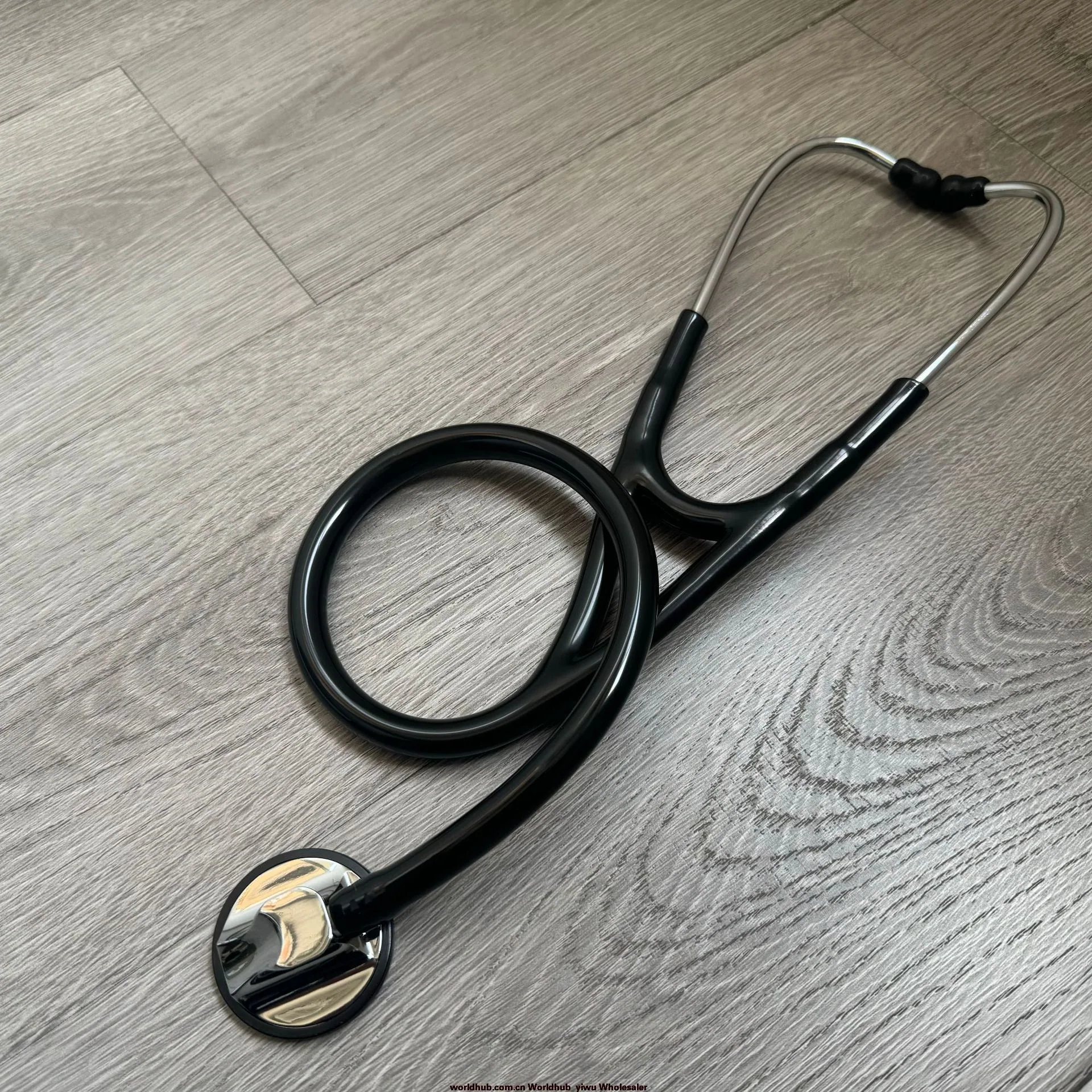 KT-118A foreign trade cross-border zinc alloy stethoscope single-sided adult stethoscope silver ear hook stethoscope 2