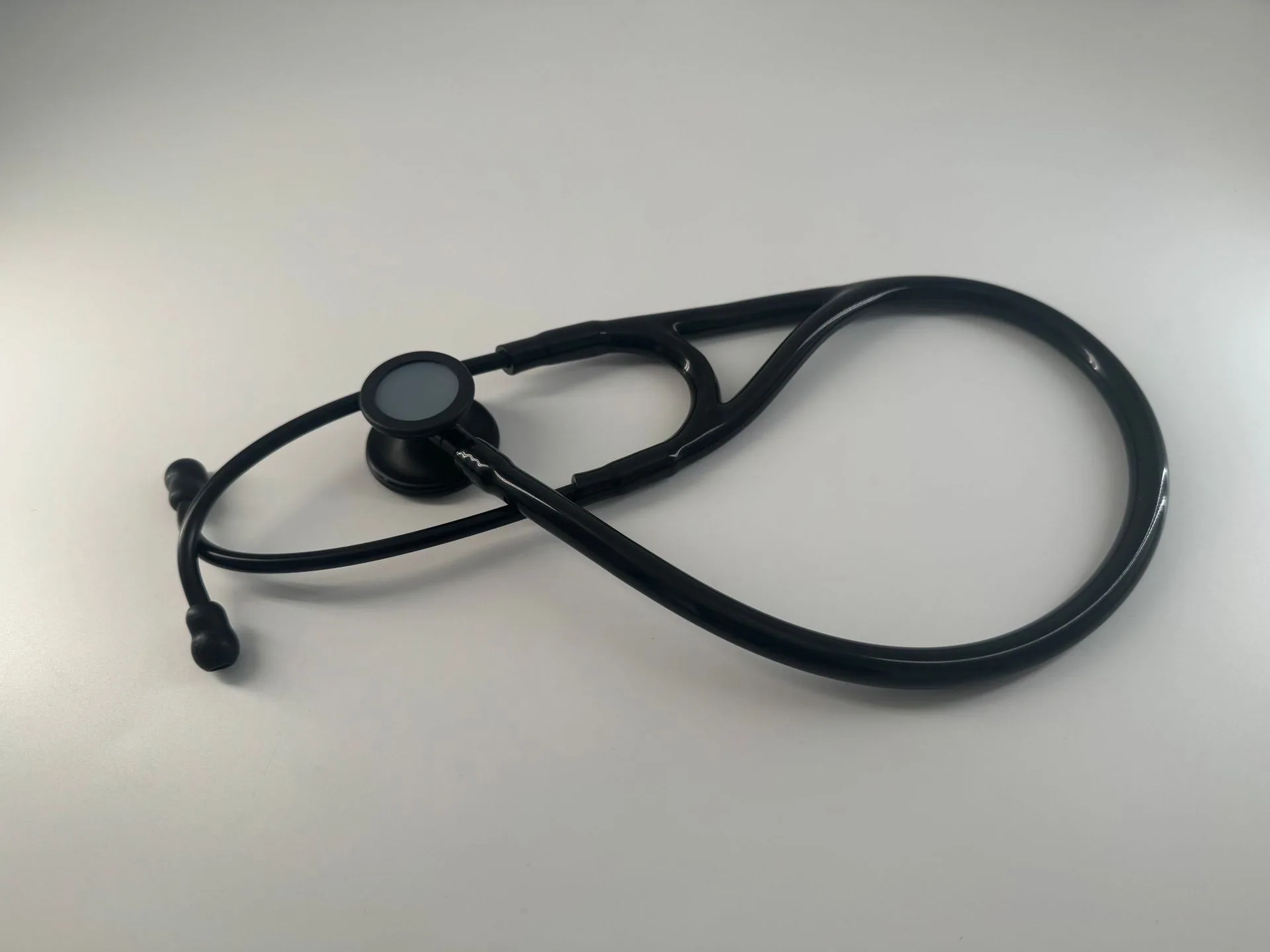 KT-170B Foreign Trade Export Stainless Steel Stethoscope Double Sided Stethoscope Black Ear Hook Adult Stethoscope 6