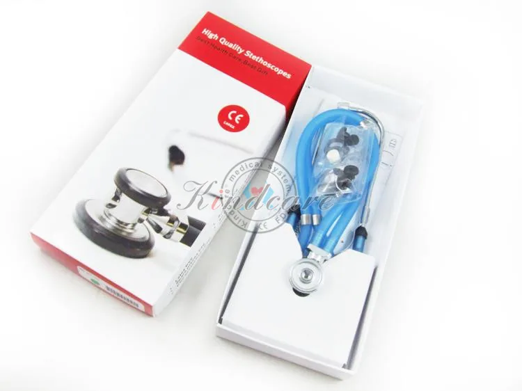 Cross-border KT-102A Double Tube Double Head Double-Sided Stethoscope Multifunctional Stethoscope with Accessories Package 4