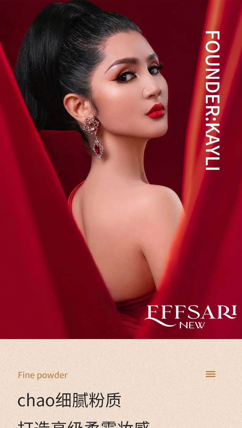 EFFSARI Delicate Finishing BB Cream 40ml Ivory White shade swatch on hand showing concealing coverage
