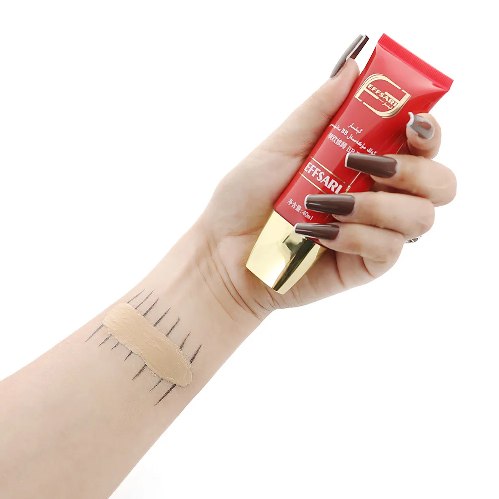 EFFSARI BB cream 40ml size chart, tube dimensions and unit pcs packing for wholesale order