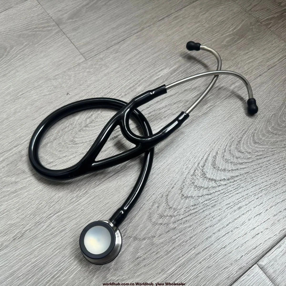 KT-170A foreign trade export fourth-generation stainless steel stethoscope double head double diaphragm stethoscope silver ear h