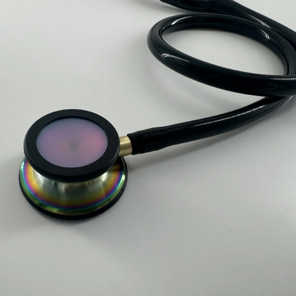 KT-160C foreign trade export stainless steel stethoscope double-head integrated diaphragm stethoscope color ear ear hanging list 2