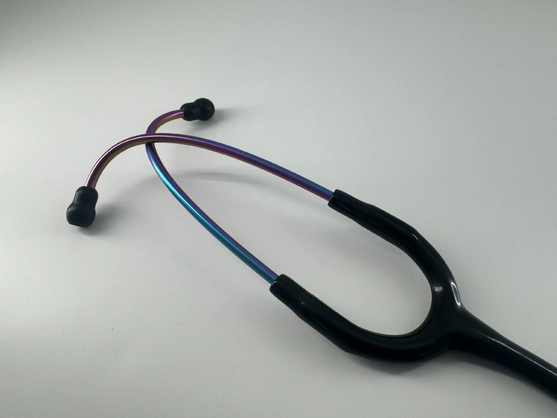 KT-160C foreign trade export stainless steel stethoscope double-head integrated diaphragm stethoscope color ear ear hanging list 12