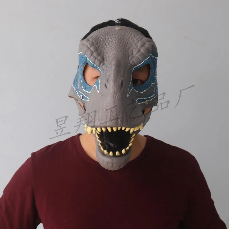 Cross-border explosive dinosaur masks, Halloween party funny props, open mouths, Tyrannosaurus rex, animal latex masks 2
