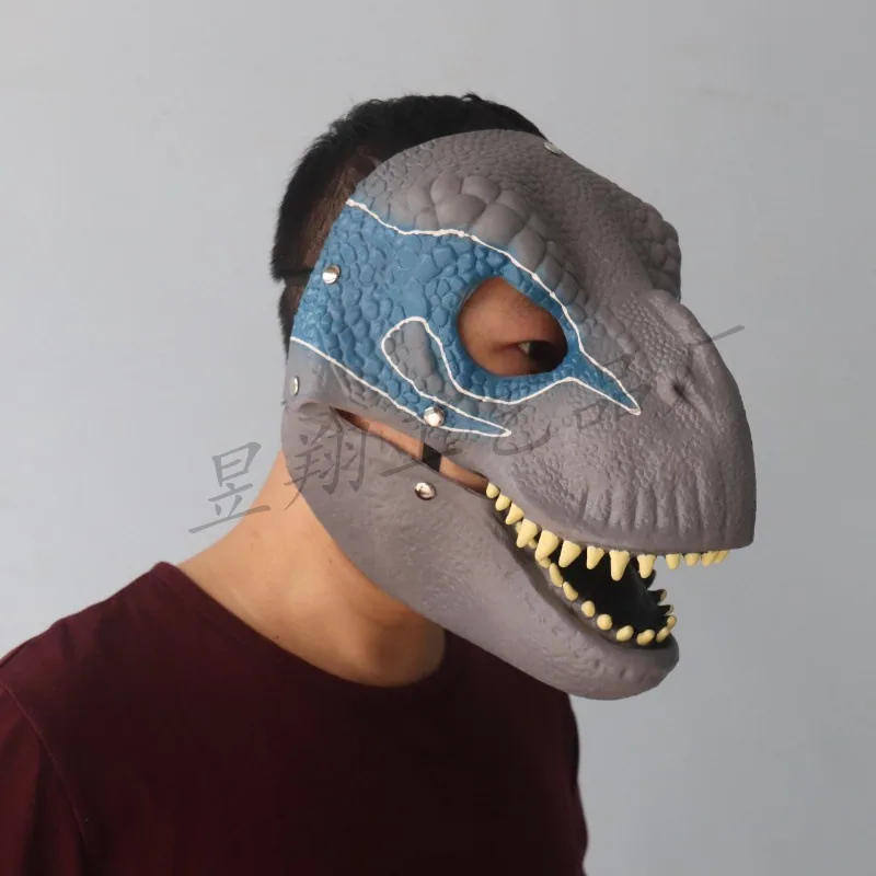 Cross-border explosive dinosaur masks, Halloween party funny props, open mouths, Tyrannosaurus rex, animal latex masks 5