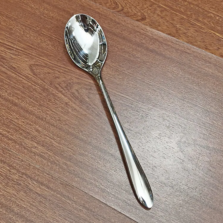 304 stainless steel spoon for household use with bare pointed handle for eating spoons and spoons for soup spoons, mostly used f 17