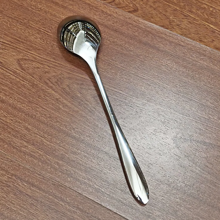 304 stainless steel spoon for household use with bare pointed handle for eating spoons and spoons for soup spoons, mostly used f 13