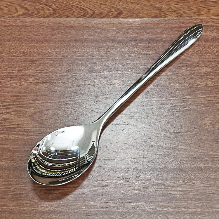 304 stainless steel spoon for household use with bare pointed handle for eating spoons and spoons for soup spoons, mostly used f 15