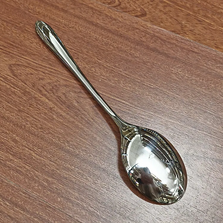304 stainless steel spoon for household use with bare pointed handle for eating spoons and spoons for soup spoons, mostly used f 16