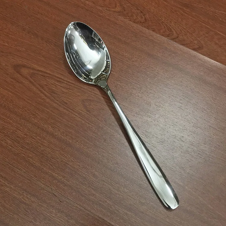 Stainless steel dinner spoon, household tableware spoon, eating bibimbap spoon, drinking spoon, restaurant mostly use naked spoo 5