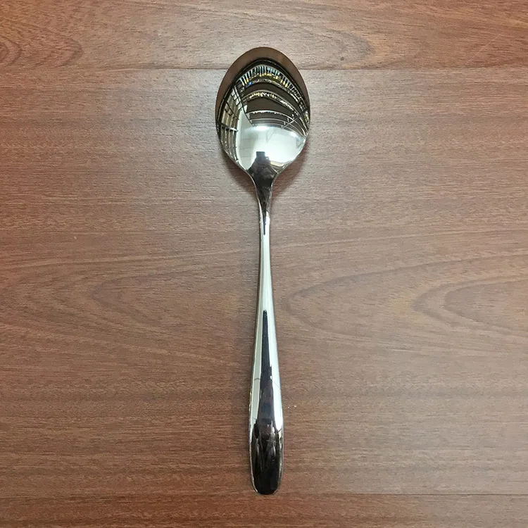 Stainless steel dinner spoon, household tableware spoon, eating bibimbap spoon, drinking spoon, restaurant mostly use naked spoo 7