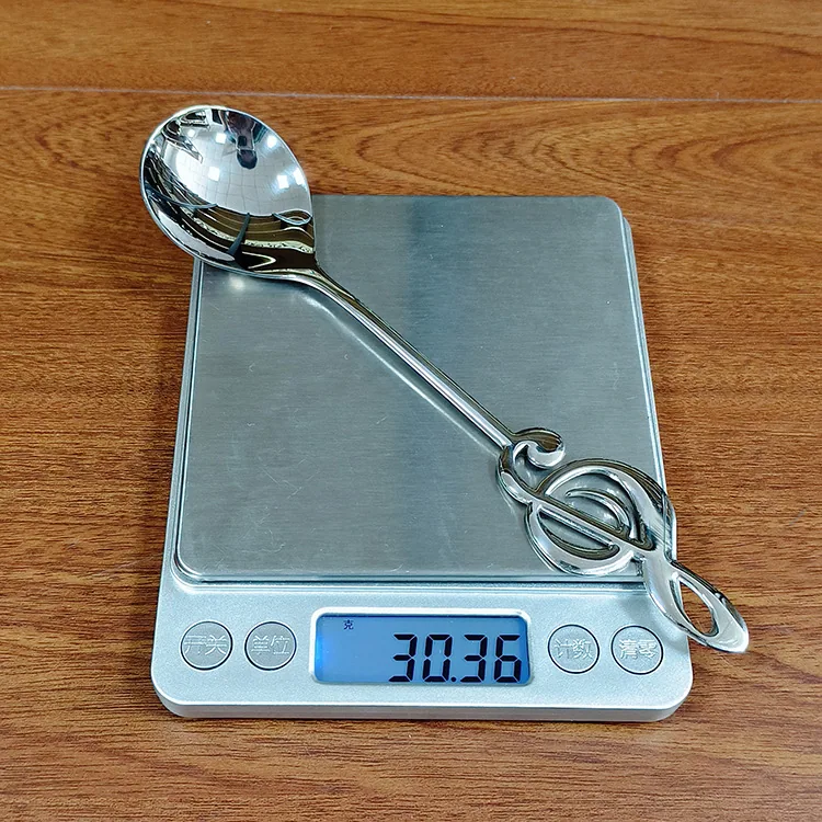 304 stainless steel note spoon main dinner spoon home creative tableware spoon bibimbap spoon multi-use dessert cake spoon dinne 20