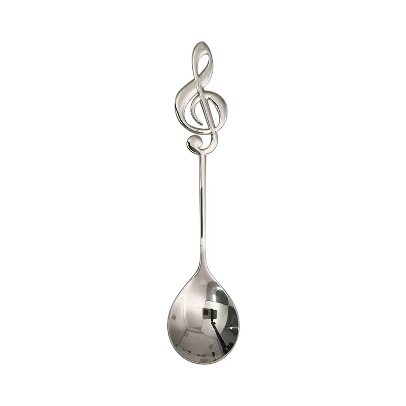 304 stainless steel note spoon main dinner spoon home creative tableware spoon bibimbap spoon multi-use dessert cake spoon dinne 5