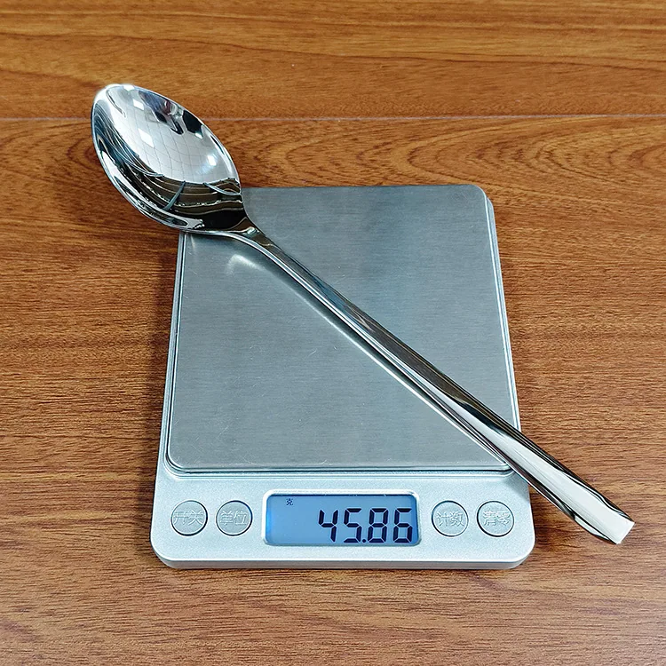 304 stainless steel diamond dinner spoon for home creative square handle eating spoon canteen restaurant tableware spoon drinkin 19