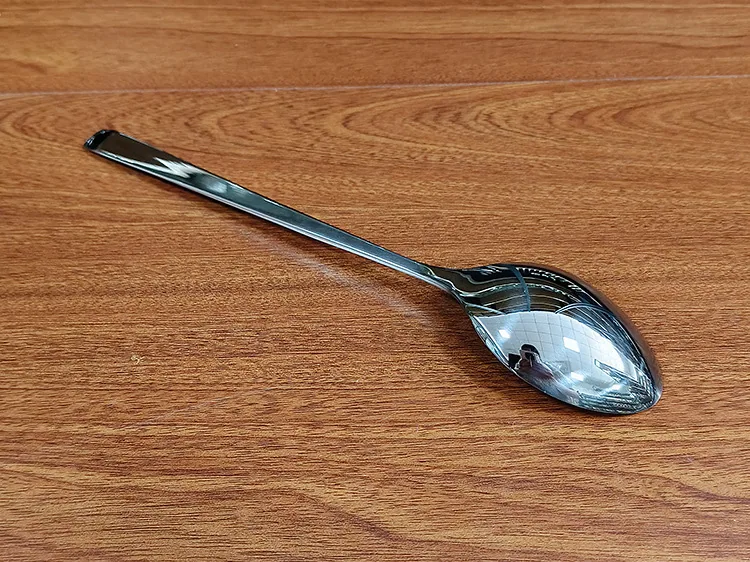 304 stainless steel diamond dinner spoon for home creative square handle eating spoon canteen restaurant tableware spoon drinkin 14