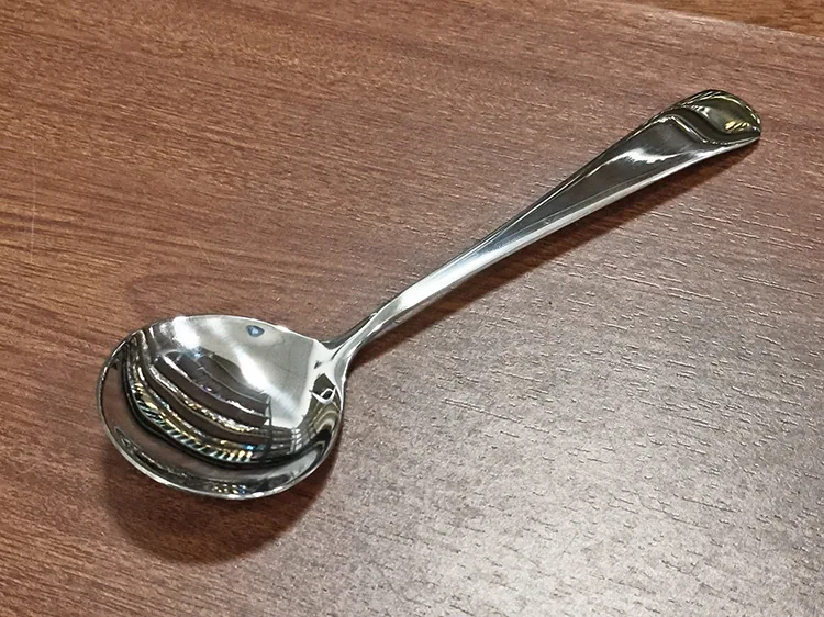 stainless steel round spoon home eating bibimbap spoon drinking spoon creative soup restaurant restaurant tableware spoon round 16