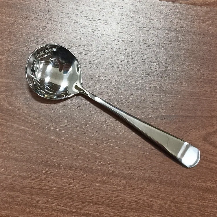 stainless steel round spoon home eating bibimbap spoon drinking spoon creative soup restaurant restaurant tableware spoon round 17