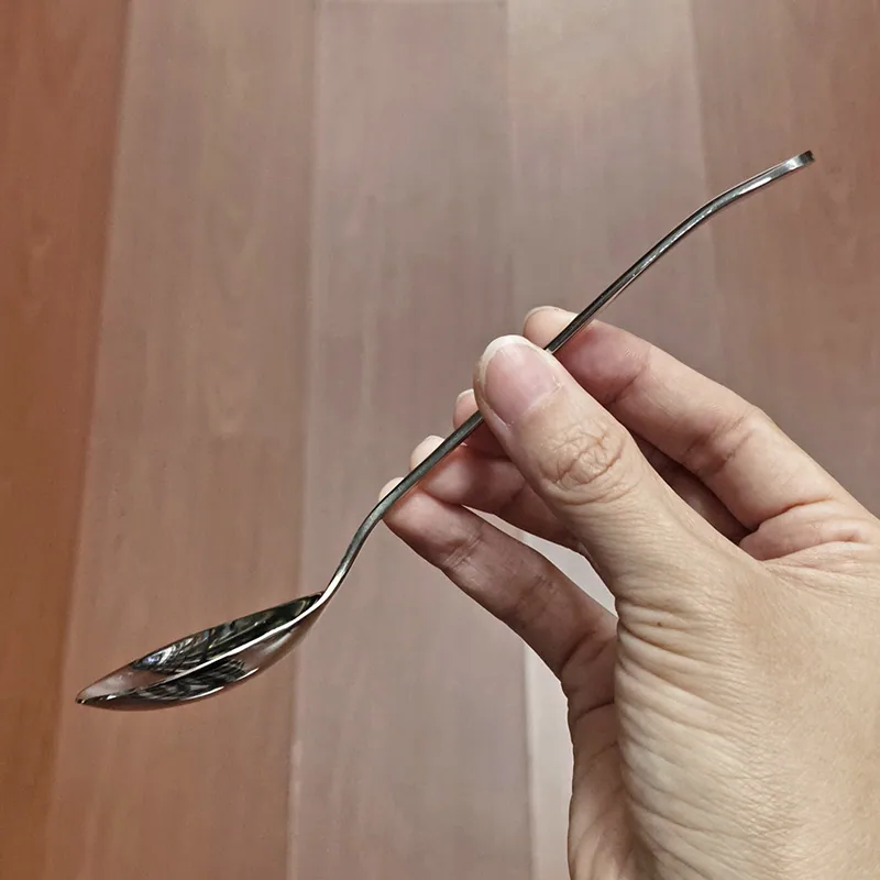 stainless steel round spoon home eating bibimbap spoon drinking spoon creative soup restaurant restaurant tableware spoon round 5