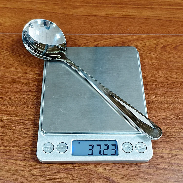 304 stainless steel round spoon Use more bibimbap spoons, soup spoons, dessert soups, home utensils, round-headed spoons 15