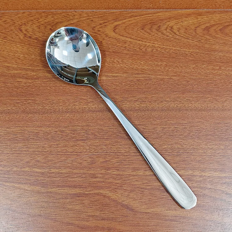 304 stainless steel round spoon Use more bibimbap spoons, soup spoons, dessert soups, home utensils, round-headed spoons 21