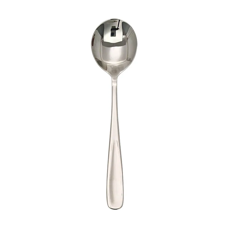 304 stainless steel round spoon Use more bibimbap spoons, soup spoons, dessert soups, home utensils, round-headed spoons 3