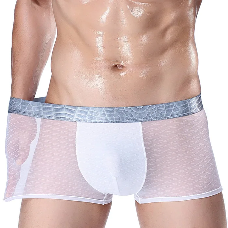 Троссҳои мардонаи фабрикаи мустақими жаккардҳои яхбандии абрешими муштзанӣ труси мардонаи шаҳвонӣ Як қатра боркашонӣ 10