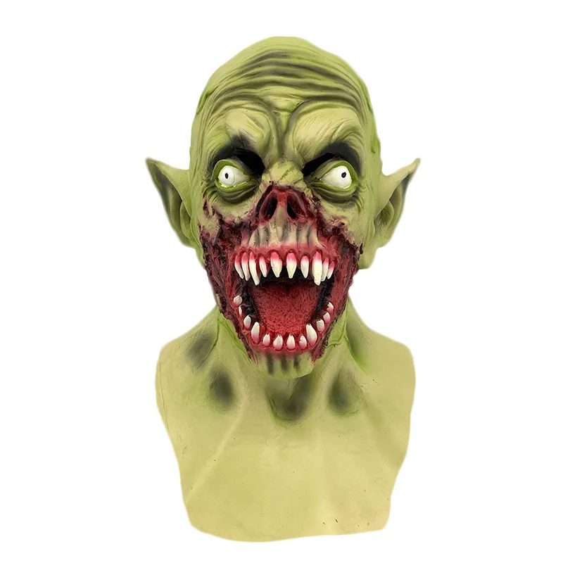 Spoof vampire mask, latex headgear, Halloween masquerade party props, horror demon zombie mask 6