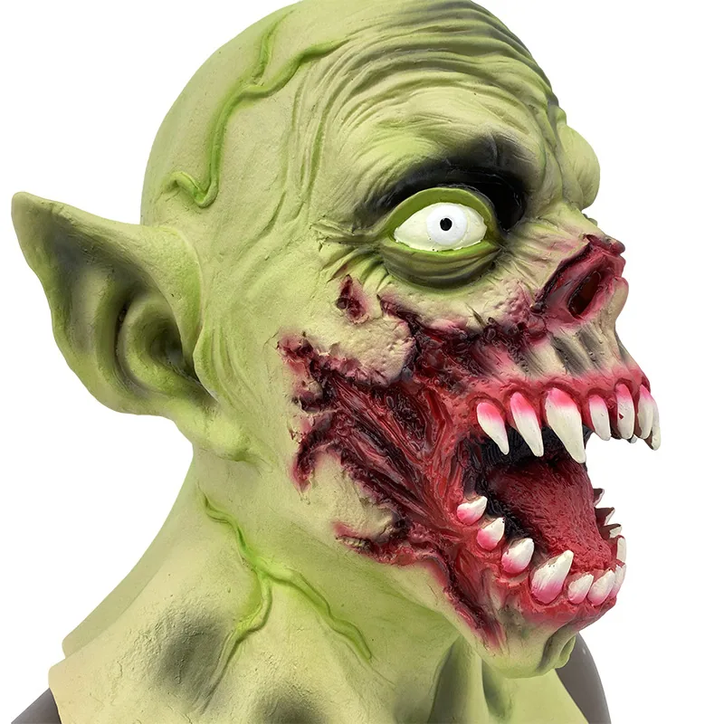 Spoof vampire mask, latex headgear, Halloween masquerade party props, horror demon zombie mask 9