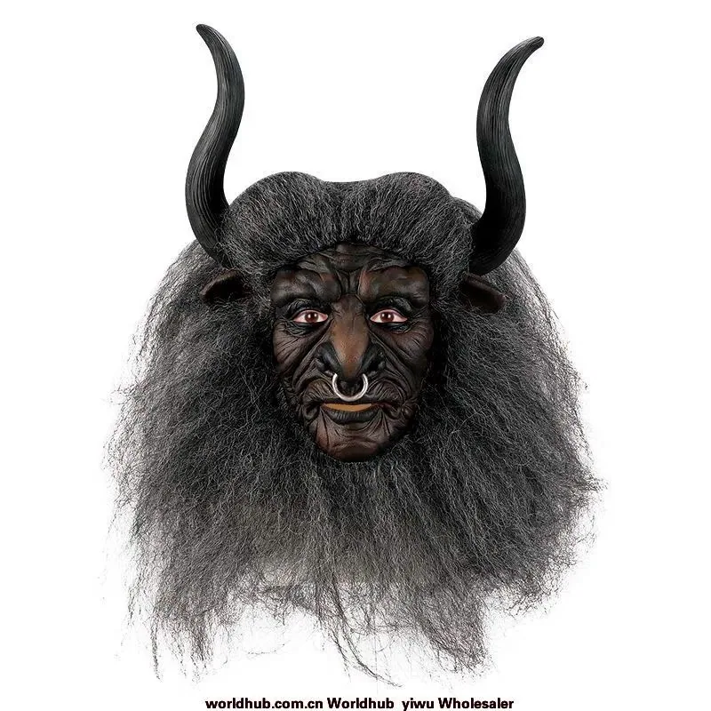 2025 Bull Demon King Mask Halloween Funny Cos Journey to the West Stephen Chow Bull Demon King Headgear