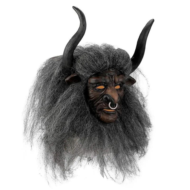 2025 Bull Demon King Mask Halloween Funny Cos Journey to the West Stephen Chow Bull Demon King Headgear 9