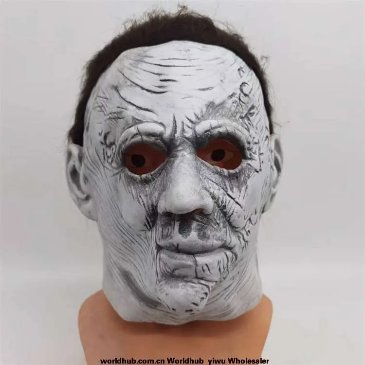 Halloween new moonlight flustered Meijie mask scary latex headgear factory spot direct sales