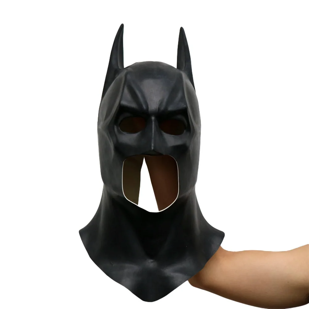 2023 Tudung Kepala Topeng Batman Baharu Pesta Penyamaran Halloween Cos Tudung Kepala Batman The Dark Knight 4