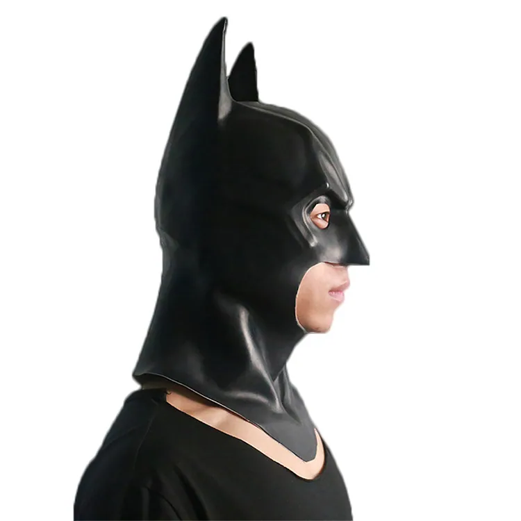 2023 Tudung Kepala Topeng Batman Baharu Pesta Penyamaran Halloween Cos Tudung Kepala Batman The Dark Knight 2
