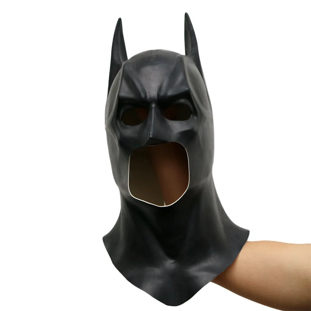 2023 Tudung Kepala Topeng Batman Baharu Pesta Penyamaran Halloween Cos Tudung Kepala Batman The Dark Knight 7