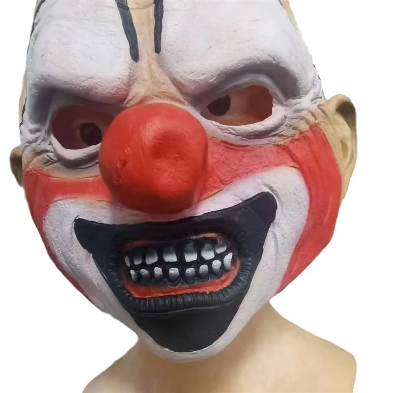 Halloween grimace latex mask horror clown head cover masquerade props 3