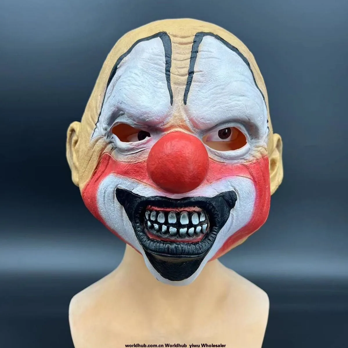 Halloween grimace latex mask horror clown head cover masquerade props