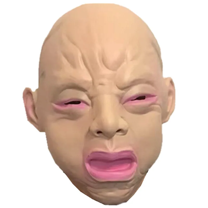 Clown mask script kill series funny mask hair set performance performance funny Halloween ball costume 13