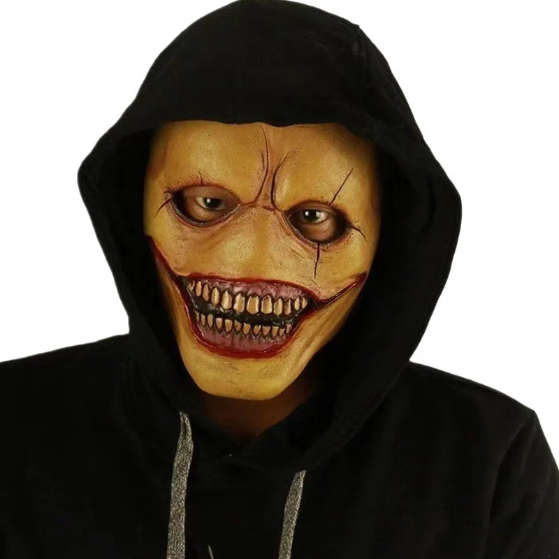Clown mask script kill series funny mask hair set performance performance funny Halloween ball costume 16