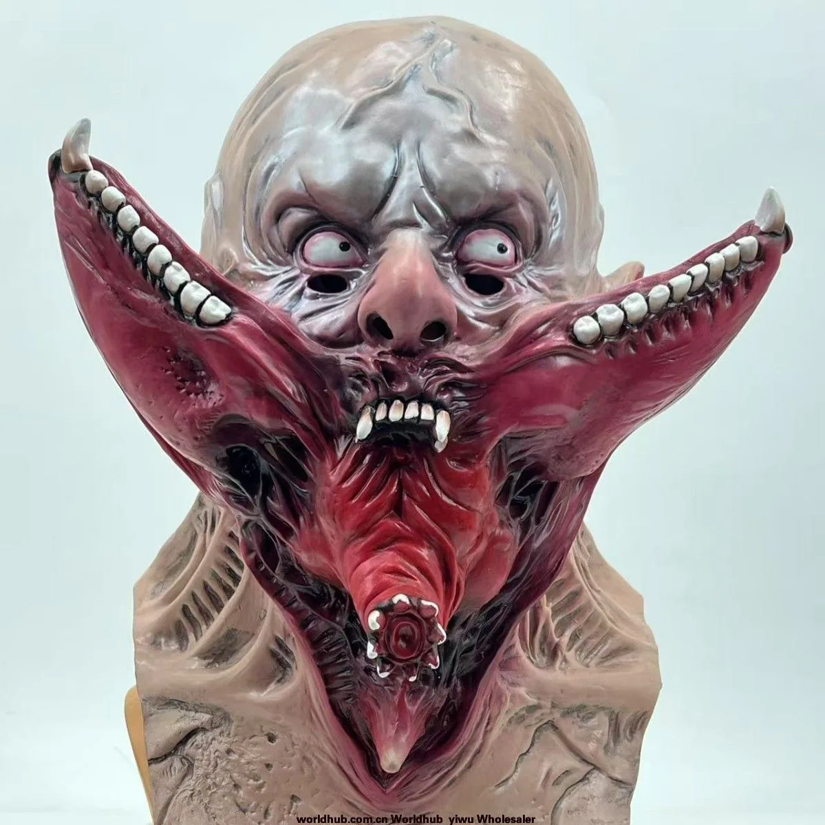 Halloween Horror Bleeding Clown Mask Latex Cosplay Vampire Evil Scary Elf Zombie Mask 2